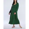 Motherhood Maternity Long Sleeve Empire Waist Maxi Dress In Green Pastures