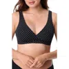 Motherhood Maternity Maternity Cotton Wrap Front Nursing Sleep Bralette, 2-pack In Black