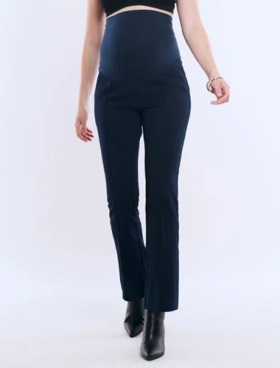 Motherhood Maternity Mia Secret Fit Over The Belly Slim Straight Leg Pant In Blue