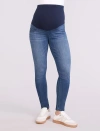 Motherhood Maternity Secret Fit Ankle Length Skinny Jeans In Blue