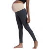 Motherhood Maternity Secret Fit Over The Belly Coated Full Length Legging In Charcoal