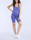 Motherhood Maternity Sleeveless Active Short Maternity Unitard In Skipper Blue
