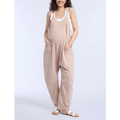 Motherhood Maternity Sleeveless Relaxed Fit Maternity Jumpsuit