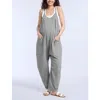 Motherhood Maternity Sleeveless Relaxed Fit Maternity Jumpsuit In Gray