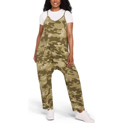 Motherhood Maternity Sleeveless Relaxed Fit Maternity Jumpsuit In Green