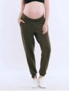 Motherhood Maternity Under The Belly Side Pockets Scuba Jogger In Deep Depths