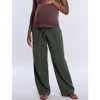 Motherhood Maternity Under The Belly Utility Cargo Relaxed Fit Pant In Beluga
