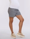 Motherhood Maternity Under The Belly Utility Maternity Short In Quiet Shade