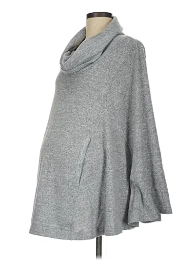 Pre-owned Motherhood Poncho In Gray