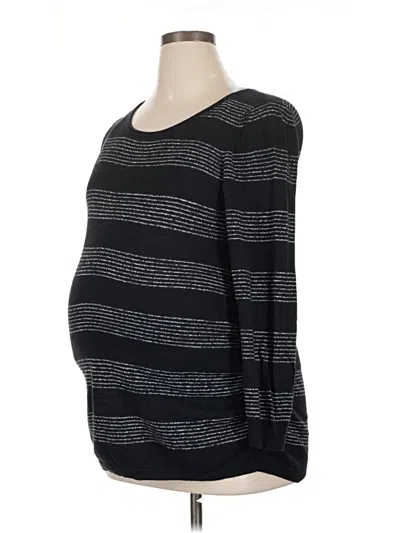 Pre-owned Motherhood Pullover Sweater In Black