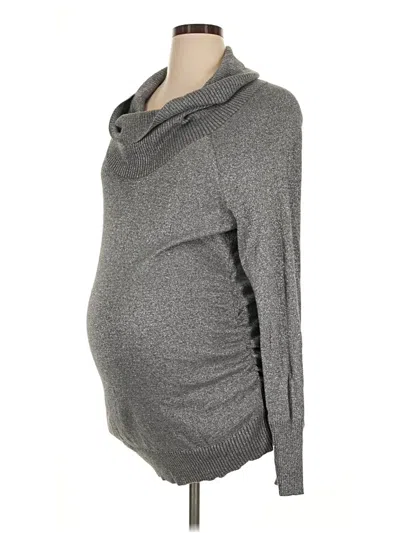 Pre-owned Motherhood Pullover Sweater In Gray