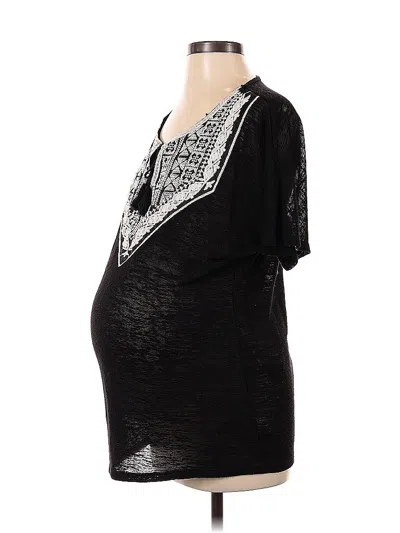 Pre-owned Motherhood Short Sleeve T-shirt In Black