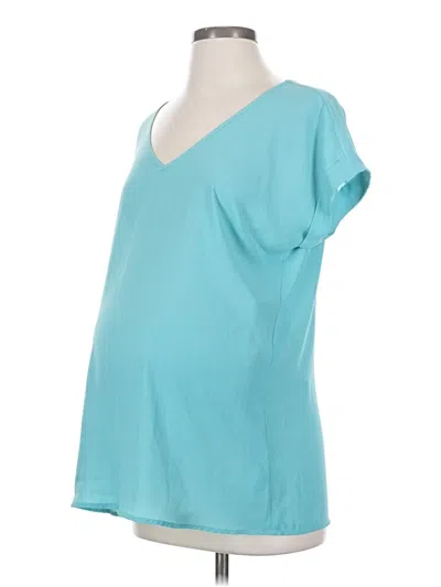 Pre-owned Motherhood Short Sleeve T-shirt In Teal