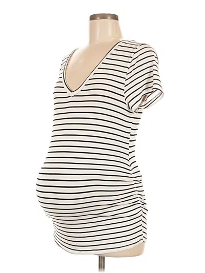 Pre-owned Motherhood Short Sleeve T-shirt In White