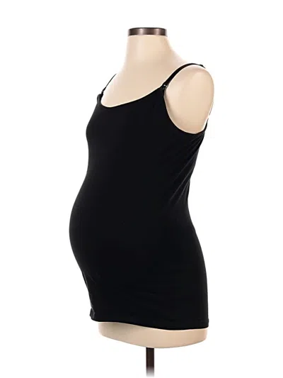 Pre-owned Motherhood Tank Top Black Scoop Neck Tops