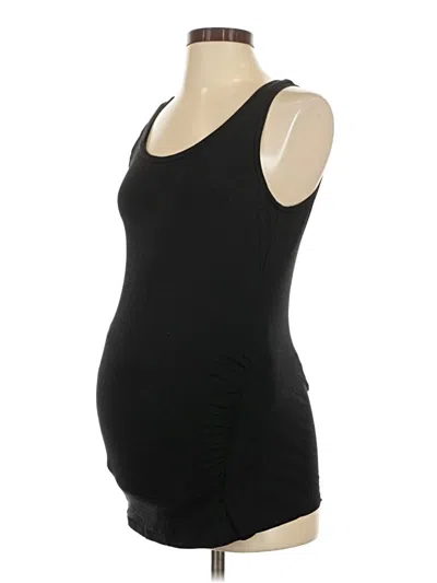 Pre-owned Motherhood Tank Top Black Strapless Neckline Tops