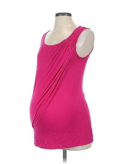 Pre-owned Motherhood Tank Top Pink Strapless Neckline Tops