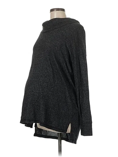 Pre-owned Motherhood Turtleneck Sweater In Gray