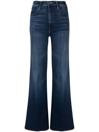 Mother Heirloom Flared Jeans In Blue