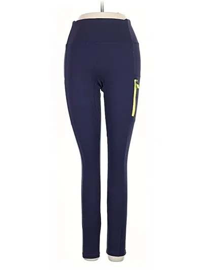 Pre-owned Motion 365 Made By Fabletics Active Pants In Blue