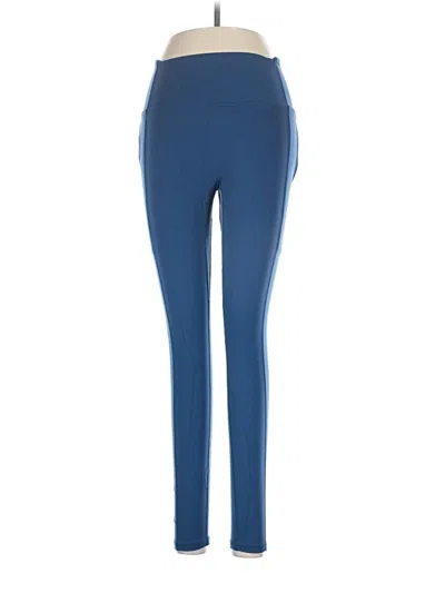 Pre-owned Motion 365 Made By Fabletics Active Pants In Blue