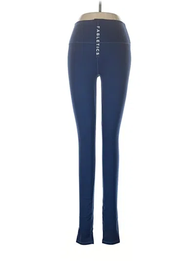 Pre-owned Motion 365 Made By Fabletics Active Pants In Blue