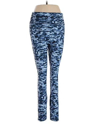 Pre-owned Motion 365 Made By Fabletics Active Pants In Blue