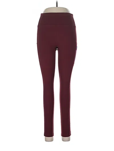 Pre-owned Motion 365 Made By Fabletics Active Pants In Burgundy