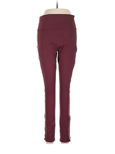 Pre-owned Motion 365 Made By Fabletics Active Pants In Burgundy
