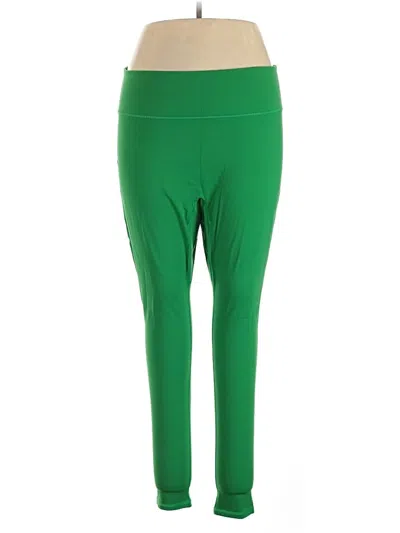 Pre-owned Motion 365 Made By Fabletics Active Pants In Green