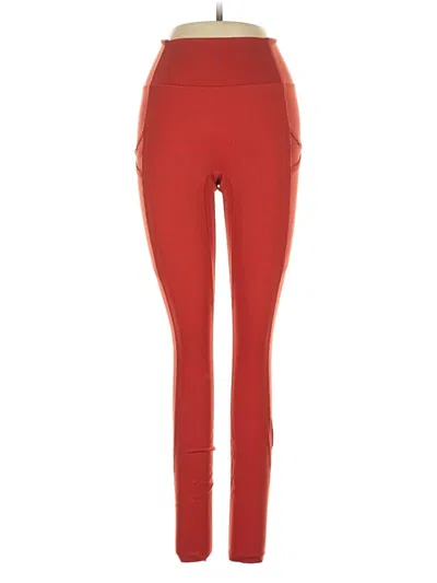Pre-owned Motion 365 Made By Fabletics Active Pants In Red