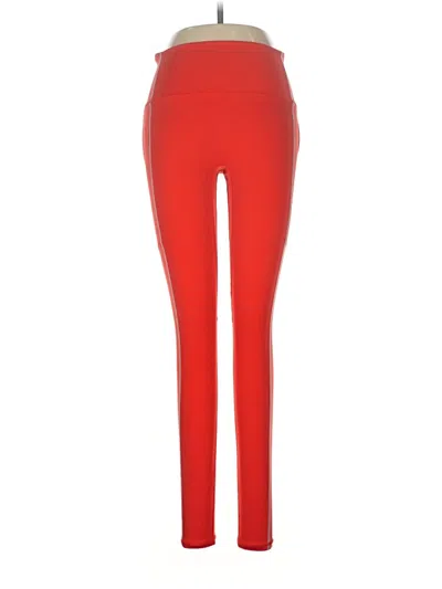 Pre-owned Motion 365 Made By Fabletics Active Pants In Red