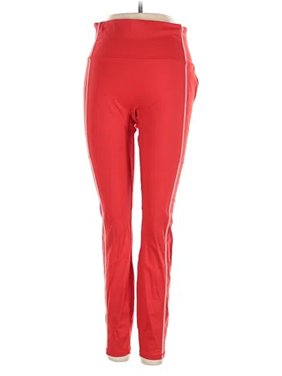 Pre-owned Motion 365 Made By Fabletics Active Pants In Red