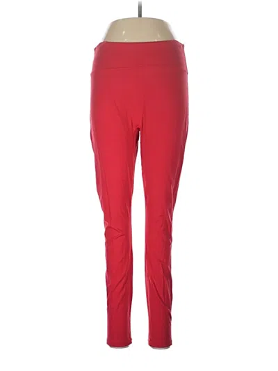 Pre-owned Motion 365 Made By Fabletics Active Pants In Red