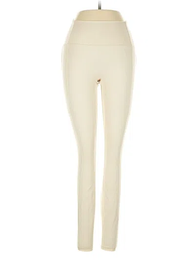 Pre-owned Motion 365 Made By Fabletics Active Pants In White