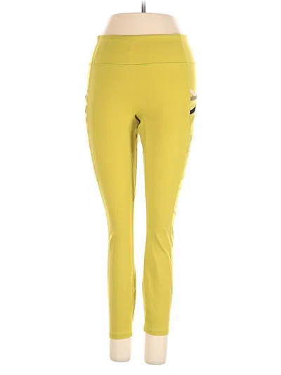 Pre-owned Motion 365 Made By Fabletics Active Pants In Yellow