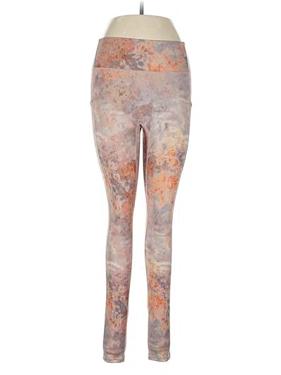 Pre-owned Motion 365 Made By Fabletics Leggings In Orange