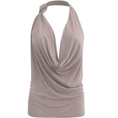 Motional Muse Women's Grey / Neutrals Munna Top - Dusty Pink In Gray
