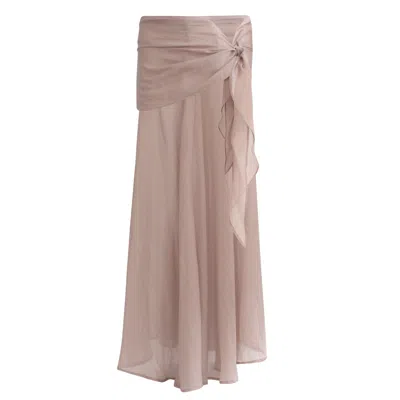Motional Muse Women's Neutrals / Pink Bea Skirt - Dusty Pink