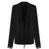 Motional Muse Women's Zoe Blazer - Black In Black