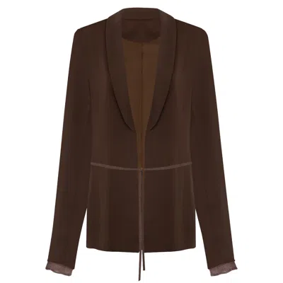 Motional Muse Women's Zoe Blazer - Brown