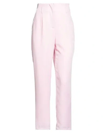 Motivi Woman Pants Light Pink Size 6 Polyester, Elastane