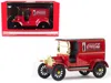 Motorcity Classics 1917 Ford Model T Cargo Van "coca-cola" Red With Black Top 1/24 Diecast Model Car By Motorcity Class
