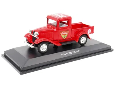 Motorcity Classics 1934 Ford Pickup Truck "coca-cola" Red 1/43 Diecast Model Car By Motor City Classics