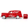 Motorcity Classics 1940 Ford Sedan Cargo Van Red Pause Go Refreshed Coca-cola With Vending Machine Accessory 1-24 Dieca