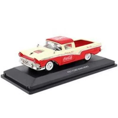 Motorcity Classics 1957 Ford Ranchero Coca-cola 1 By 43 Scale Diecast Model Car Red & Cream