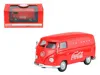 Motorcity Classics 1962 Volkswagen Coca Cola Cargo Van Red 1/43 Diecast Model By