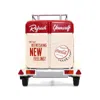 Motorcity Classics Motor City Classics Travel Trailer Cream With Red Top Pause & Refresh Yourself Drink Delicious Coca-