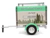 Motorcity Classics Travel Trailer Beige With Light Green Top "the Waldorf-astoria Luggage Service New York - Park Avenu