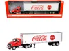 Motorcity Classics Truck Tractor With 53' Trailer "drink Coca-cola" Red And White 1/50 Diecast Model By Motorcity Class